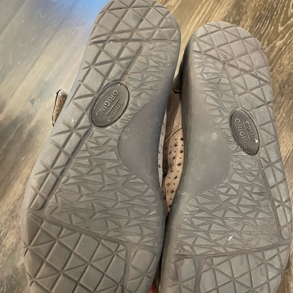 Earth Origins Taupe Mary Jane Flats - Picture 4 of 5